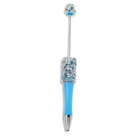 【P160】5pcs Beadable Pens in Solid Colors with Rhinestones and Flatback Pearls:_#2 SL095