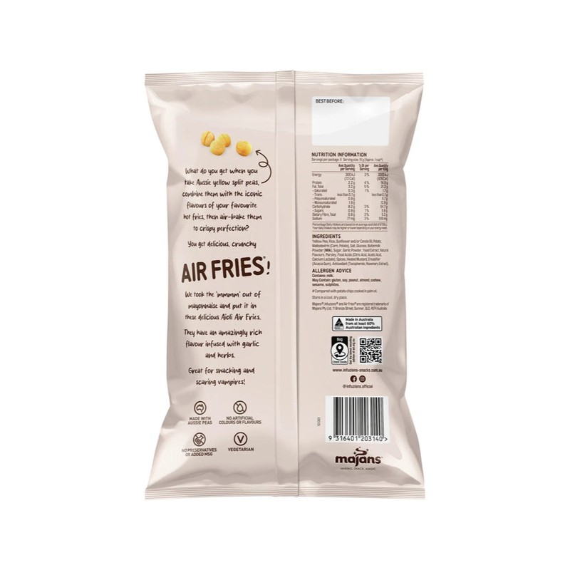 INFUZIONS Air Fries Aioli 6x90g