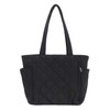 EVEOUT Quilted Tote Bag for Women Lightweight Quilted Puffer Shoulder