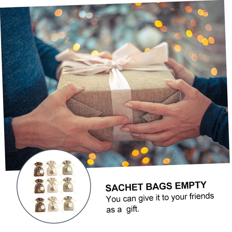 BIUDECO Sachet Pendants for Car 9pcs Hanging Empty Sachets Easy