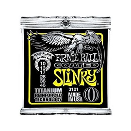 Ernie Ball 3121 Coated Titanium Slinky Electric Guitar Strings