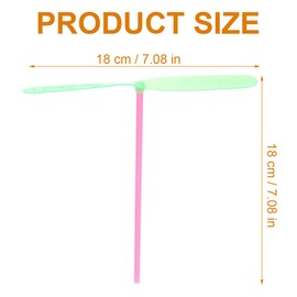 ZYBHMJE 15 Pcs Flying Dragonfly Dragonfly Hand Rub Propeller Flying Helicopter Great Party Favors Outdoor Flying Dragonfly for Kids Random Color