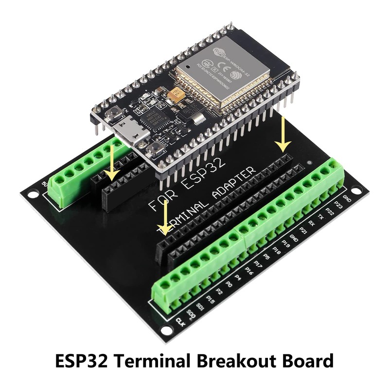 AITIAO 3Pcs ESP32 Breakout Board GPIO 1 into 2 for