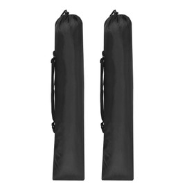 PATIKIL 38x8 Inch Camp Chair Replacement Bag, 2 Pack Nylon Folding Camping Chair Carry Bag Tripod Case Bag with Handle for Outdoor Camping, Black