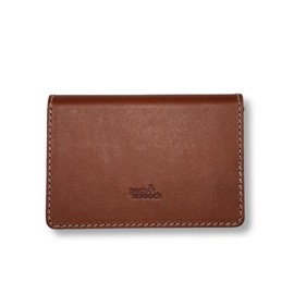 Pack & Smooch Leather Wallet Purse | Card Holder with Card Slider | Vegetable Tanned Leather | Handmade in Germany, light brown, Classic