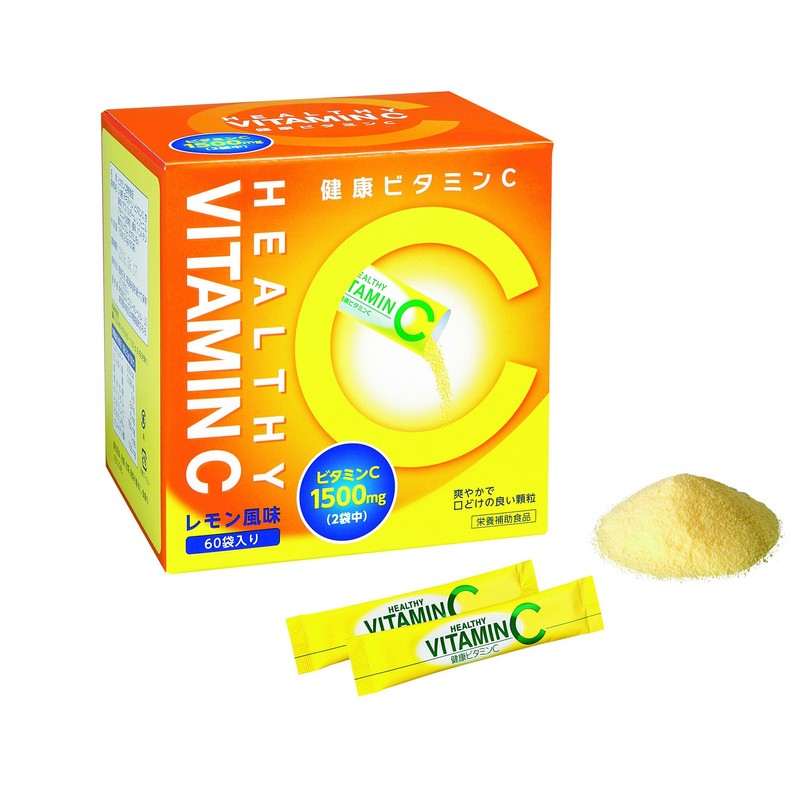 El Esco Corporation Health Vitamin C (Lemon Flavor), 60 Packs
