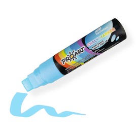 LEVIATAN - Chalk Marker | Chalk Pens for Windows | Liquid Chalk Pen | Blackboard Pen Washable | Glass Pen | Chisel Tip 15 mm Blue