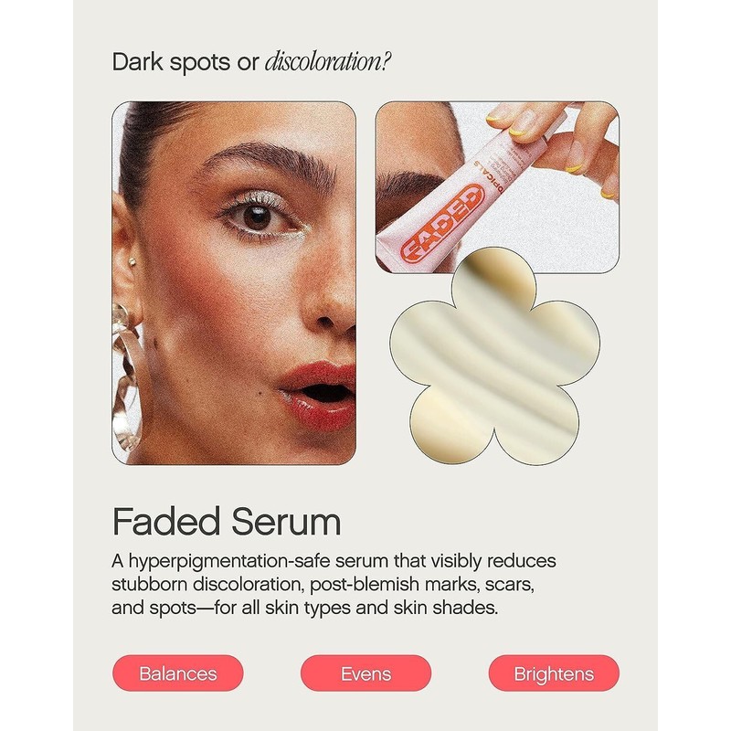 faded Topicals Mini Brightening & Clearing Serum - Tranexamic Acid