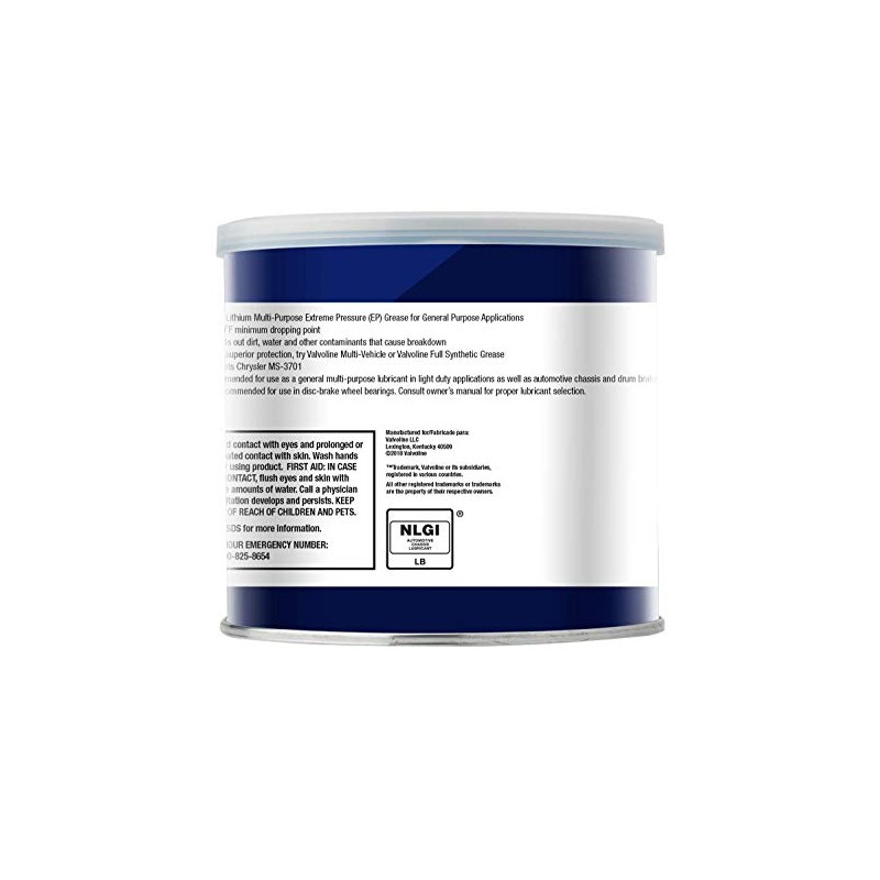 Valvoline - VV608 General Purpose Amber Grease 1 LB