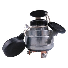 NETYANPI 12V Ignition Switch with 2 Keys 72098283 72102514 Compatible with Allis Chalmers Tractor 5015 5020 5030 6140 Deutz 5215 5220 5230 Ford 1000 1110 Massey Ferguson 205 210 Shibaura SD1540 SD3203