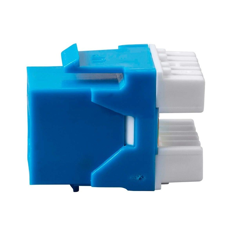 Monoprice Cat6 RJ-45 180-Degree Punch Down Keystone - Dual IDC,