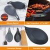 Spoon Rest for Stove Top, 3 Pack Small Silicone Spoon
