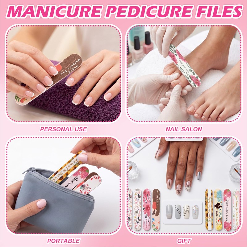 Lanties Christian Nail Files Gifts Bulk, 50 Pcs, Best Mom