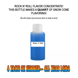 Summer Snow Entertainment ROCK N ROLL MIX SNOW CONE/SHAVED ICE FLAVOR CONCENTRATE MAKES 1 QUART