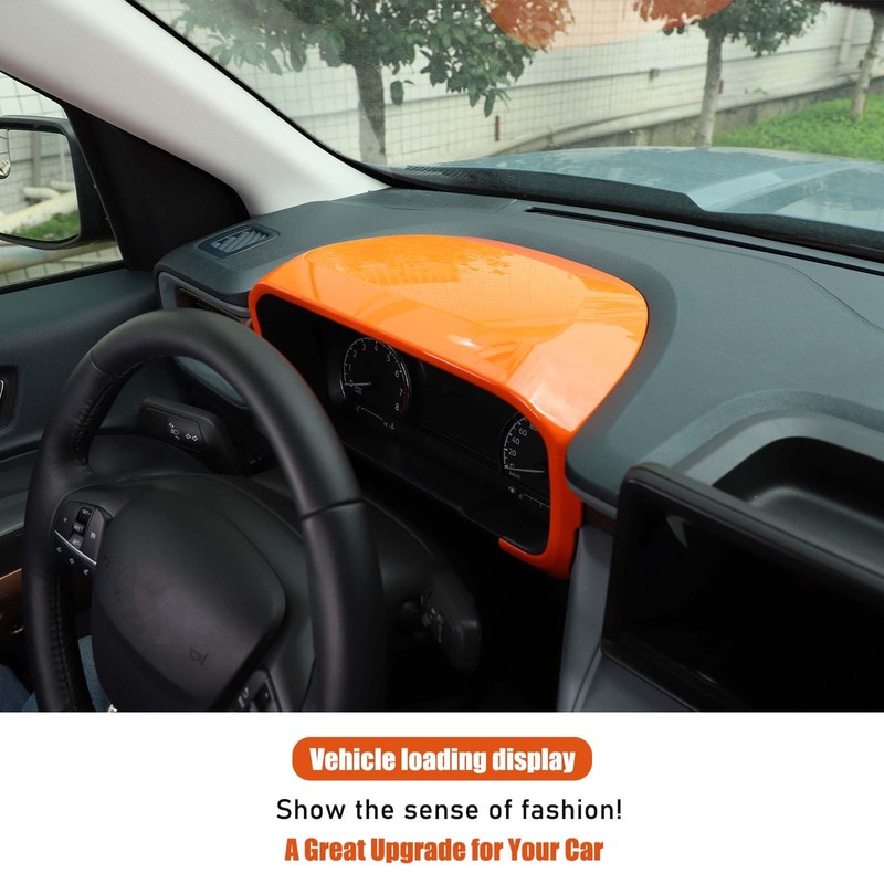 TOYCIDFG Dashboard Center Console Frame Cover Trim Compatible with Ford