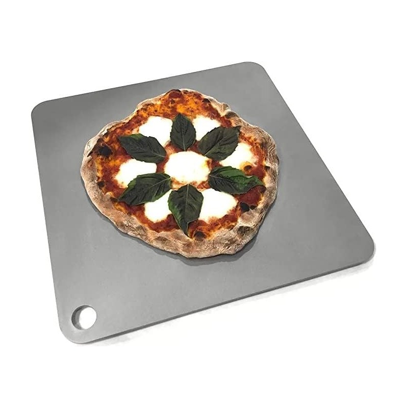 ThermiChef 16" by 16" Pizza Steel (1/4" Thickness) - Multipurpose