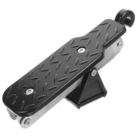 Escalones para Puerta de Coche, STOBAZA Pedal Plegable para Puerta de Engrosado De Aleación De Aluminio, Escalón de Soporte de auto de ajuste universal, para la mayoría de los autos