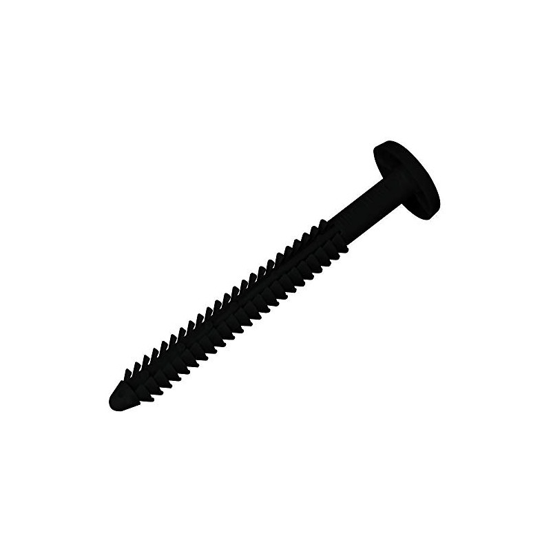 Mid America Vinyl Shutter Lok Fasteners (002 Black Bag of
