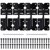 Self Closing Gate Hinges, Heavy Duty Hardware for Outdoor Vinyl/Woodn
