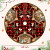 Christmas Tree Skirt 48 Inch Christmas Xmas Winter Tree Skirt