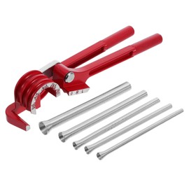 LALAFINA Manual Tube Bender Set Slot Bending Tools for Copper Aluminum Thin Wall Steel Pipes Up to User Friendly Portable High Precision for Repair Shops