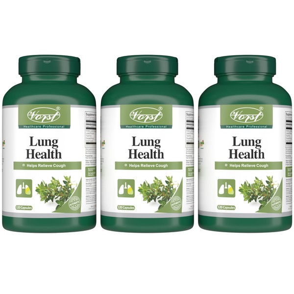VORST Lung Health 3 X 120 Capsules | Respiratory Cleanse