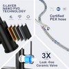Black Kitchen Faucet with Pull Down Sprayer, High Arc Spring