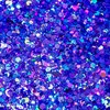 HEMOER Holographic Chunky Glitter, Blue 100 g Chunky Sequin Glitter,