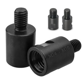 HaoTrade 2 Pieces Tap Adapter, Angle Grinder Adapter Converter, Thread Converter, M14 Female Thread to M10 Male Thread Adapter, for Angle Grinder Polisher Drill Connection Converter Adap