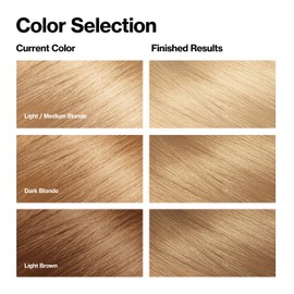 Revlon Colorsilk Beautiful Color, Permanent Hair Dye with Keratin, 100% Gray Coverage, Ammonia Free, 27 Light Blonde (Pack of 3)