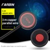 FARBIN Horn Push Button with Quick Connector, Momentary Switch with