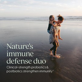 New Chapter All-Flora™ Probiotic Dual Immunity, Clinical-Strength Ingredients - Highly Concentrated Probiotics for Active Immune Support & Gut Health + Immune-Boosting Fermented Postbiotics, 30 ct