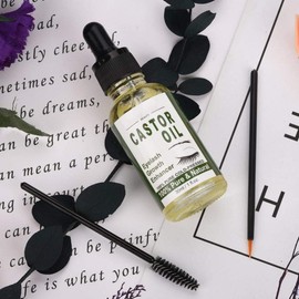 Aceite de Ricino Serum para Fortalecer, Alargar y Nutrir las Pestañas y Cejas, estimula Crecimiento Pestañas Fórmula Concentrada Fórmula concentrada, estimula crecimiento, 30 ml