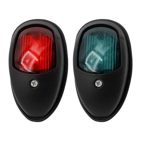 laffoonparts 2PCS LED Boat Navigation Lights, Waterproof Boat Bow Light,