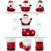 Santa with Boot Christmas Holiday Salt & Pepper Shaker Set-