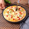 Roucerlin Thick Pizza Pan, Nonstick Pizza Baking Pan Pizza Steel