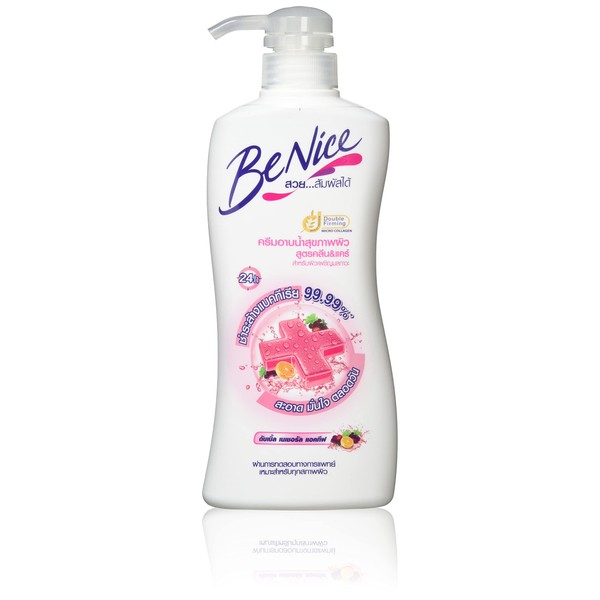 BE NICE Body Soap, Shower Cream, Pink