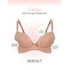 Parfait by Affinitas Women's Casey Plunge Molded Bra, Black, 34G