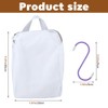 3pcs Hanging Laundry Bags with S Hooks, Washing Machine Mesh