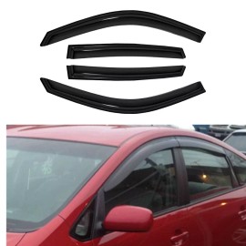 Unbranded 4pcs Sun Rain Deflector Guard Window Visor for for 2006-2009 Toyota Prius