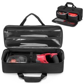 Rexmica Reciprocating Saw Case Compatible with Milwaukee Fuel Sawzall Reciprocating Saw (2821-20/2722-20/2621-20/2822-20), Carrying Bag with Accessory Pocket for M18 Fuel Sawzall Recip Saw (Bag Only)