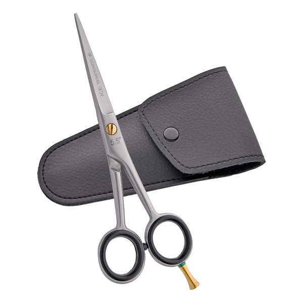 Otto Herder Hairdressing Scissors - Extra Sharp Hair Scissors, 6 inches (16.5 cm) with One-Sided Micro-Teeth: Hair Cutting Scissors for a Precise Haircut for Men and Women