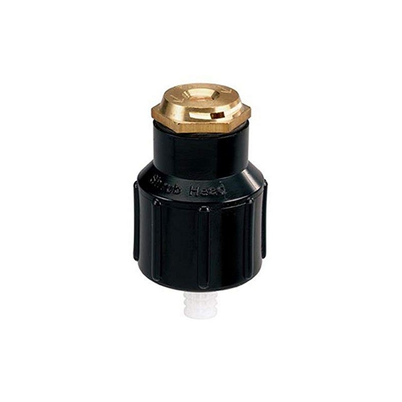 Orbit 54040D Shrub Head Sprinkler with Brass Quarter Pattern Spray