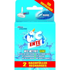 Toilet Duck Active 3in1 Refill Marine Pack of 4 x 80 ml
