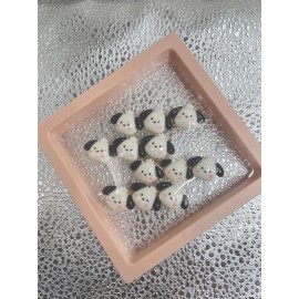 Sanrio Character Pochacoo 3D hair clips barrettes set/4pcs In Gift Box