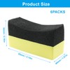 Hitefu 6 Pcs Durable Tire Applicator Sponge, Foam Tire Shine