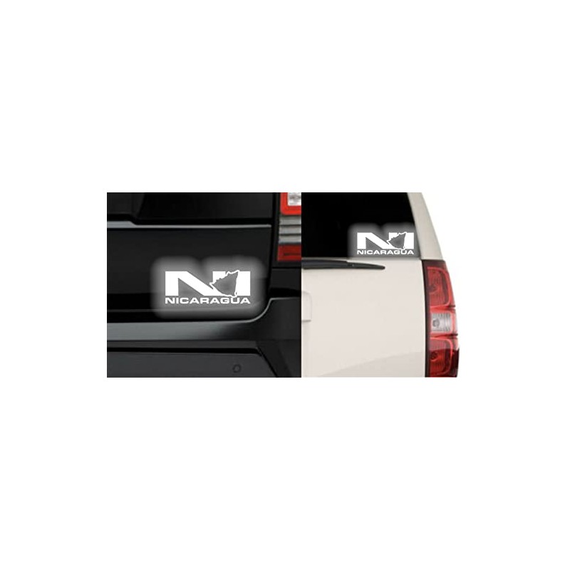 Nicaragua NI Reflective Sticker Decal