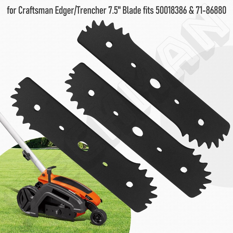 DECKMAN WA0034 7-1/2" Electric Lawn Edger Replacement Blade for Worx