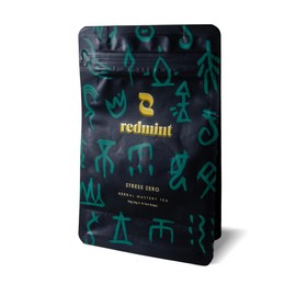 Redmint Herbal Tea Mastery - Stress Zero, Caffeine Free & Vegan & Sugar Free，10 Pouches per Bag