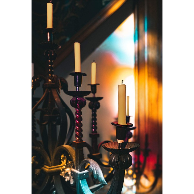 Hyoola 10" Beeswax Taper Candles - 10 Hour Burn Time